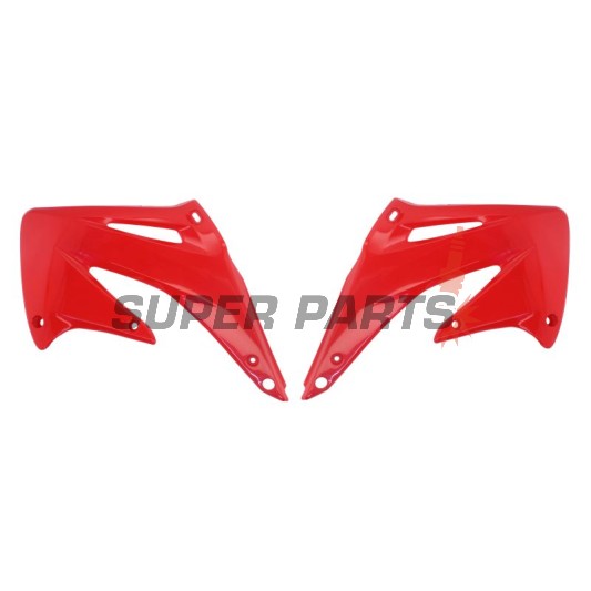 Предни странични пластмаси -POLISPORT- червени, HONDA CRF 450 2002-2004