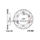 Заден пиньон -JT- JTR896,50, 50 зъба, стоманен, KTM Enduro 125 1988-1990, LC4 600 1988-1989, MX 125 1988-1990, MX 500 1988-1989, 1991-1993, MX 600 1989