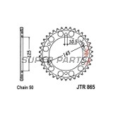 Заден пиньон -JT- JTR865,43, 43 зъба, стоманен, Yamaha FZ 750 1985-1991, FZR 600 1989-1999, FZX 700 1986-1987, FZX 750 1986-1997