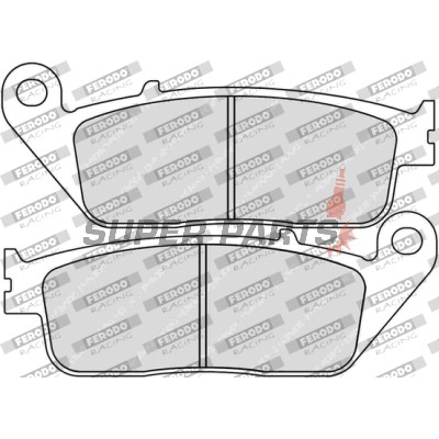 Накладки -FERODO- FDB664EF, Honda CB / CBR 600F / VFR 750F / Silver Wing, Triumph Bonneville / Street Triple / Scrambler, Indian Chief / Chieftain / Roadmaster, Cagiva Navigator, BMW C 600, Yamaha X-Max / Majesty 1990-2019