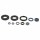 Комплект семеринги за двигател -ATHENA- Fantic XE 125 2021-2023, XX 125 2021-2025, Yamaha YZ 125 2005-2025