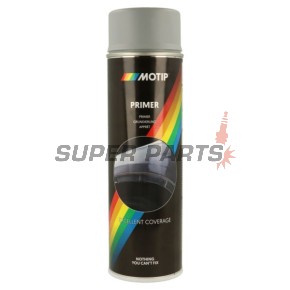 Грунд спрей -MOTIP- акрилен, сив, за каросерия, 500ml