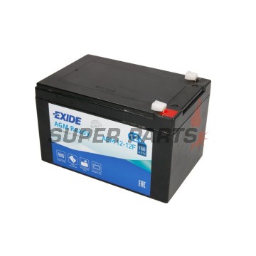 Акумулатор -EXIDE- AGM12-12F, 12Ah 12V