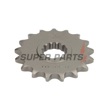 Преден пиньон -JT- JTF579,17, 17 зъба, Yamaha FJ 1100 1984-1985, FJ 1200 1986-1996, FZ1 1000 2006-2015, FZS 1000 2001-2005, MT-01 1670 2004-2011, RD 500 1984-1987, RZ 500 1984, XJR 1200 1995-1998, XJR 1300 1998-2017