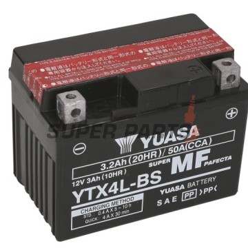Акумулатор -YUASA- YTX4L-BS, 3Ah 12V