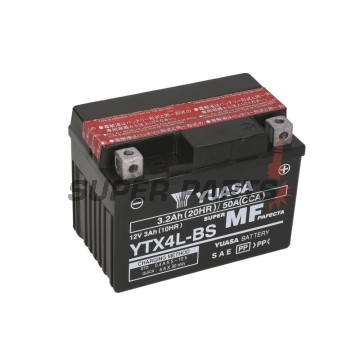 Акумулатор -YUASA- YTX4L-BS, 3Ah 12V