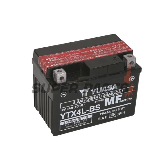 Акумулатор -YUASA- YTX4L-BS, 3Ah 12V