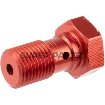 Банджо болт -TRW- MCH911R, M10x1.00 (Brembo), червен