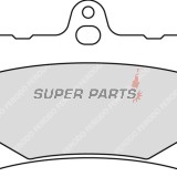 Накладки -FERODO- FDB498P, Honda CBR125R, XL125V Varadero, XLR125 (1993-2013)