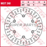 Спирачен диск -TRW- MST248, 267mm, Yamaha Bolt 942 / Bulldog 1100 / FZ750 / FZR1000 / Fazer 1000 / MT-01 / TDM900 / XJ600-900 / XJR1200-1300 / Tmax 500 / XV Virago & XV950 (1983-2016)