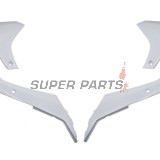 Предни странични пластмаси -POLISPORT- бели, KAWASAKI KX 250/450 2019-2023