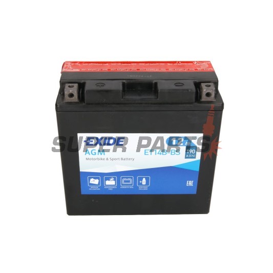 Акумулатор -EXIDE- YT14B-BS, 12Ah 12V