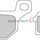 Накладки -FERODO- FDB384P, Alfer 250 / Aprilia Tuareg 350-600 / Buell 1200 / Gas Gas 80-125 / Husaberg 350-600 / Husqvarna 125-510 / Kawasaki 125-650 / KTM 125-600 / Kymco 50-125 / SYM 125 / Suzuki 50-125 / Yamaha 125 (1978-2009)