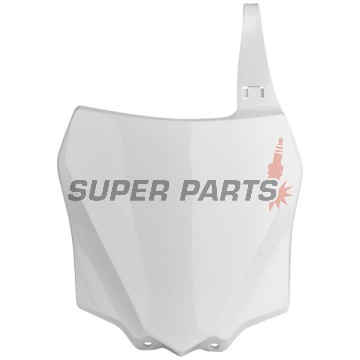 Мотокрос маска/табелка за номер -POLISPORT- бяла, KAWASAKI KX 85/100 2014-2021