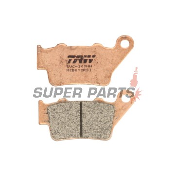 Накладки -TRW- MCB672RSI, Alfer VR 250, Aprilia Pegaso 650, Husaberg FE/FS 450-650, Husqvarna CR/TE/WR 125-610, KTM EXC/LC4/Duke 250-690, Yamaha TT 600, WR 125 (1993-2022)
