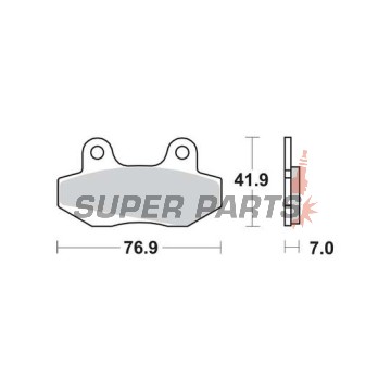 Накладки -TRW- MCB525, Daelim City Ace 110, Derbi GP1 50, Honda CH Spacy 125, MBX 50/80, NSR 50/75/80R, Hyosung GT/Comet 125/250/650, GV Aquila 125/250/650, RX/XRX/Karion 125, Kymco Active/Jetix/Nexxon 50, Pulsar 125