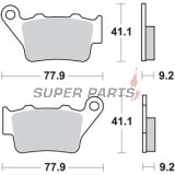 Накладки -TRW- MCB672RSI, Alfer VR 250, Aprilia Pegaso 650, Husaberg FE/FS 450-650, Husqvarna CR/TE/WR 125-610, KTM EXC/LC4/Duke 250-690, Yamaha TT 600, WR 125 (1993-2022)
