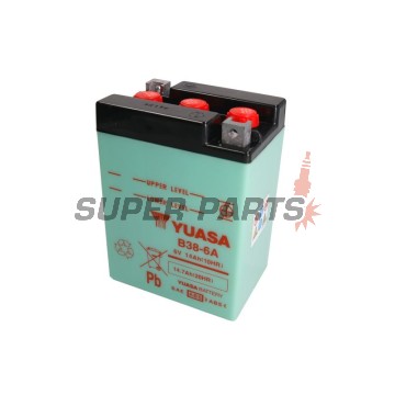 Акумулатор -YUASA- B38-6A, 14Ah 6V