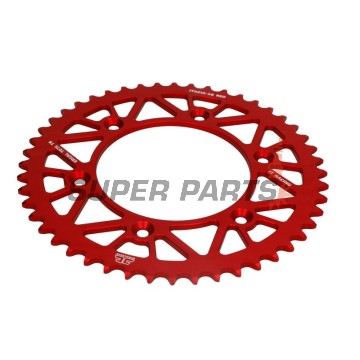 Заден пиньон -JT- JTA210,48RED, 48 зъба, червен, алуминиев, Betamotor RR 450 2013-2014, RR Enduro 430/480 2015, RR Enduro 498 2013, Honda CR 250 2003, CRF 150 2003-2005, CRF 250 2010, 2019-2021, CRF 450 2004-2021, XR 250 1996-2004, XR 650 2000-2007