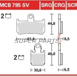 Накладки -TRW- MCB795CRQ, Yamaha FZ1 1000N / MT-01 1700 / VMX V-Max 1700 / YZF-R1 1000 (2004-2016)