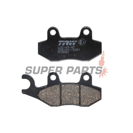 Накладки -TRW- MCB582, ATK 250/260/406, CAN-AM Commander/Maverick 800/1000, Kawasaki Brute Force/KLX/KVF/Teryx, Suzuki DR/RM/LT-R, Yamaha TT/WR/XTZ/YFM/YFZ/YXR/YZ (1989-2020)