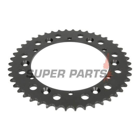 Заден пиньон -JT- JTR853,46, 46 зъба, стоманен, Kreideler 170 170 2004-2006, Yamaha DT 200 1989-1995, IT 200 1984-1986, SR 500 1991-1999, TT 250 1989-2004, TT 350 1986-1992, TT 600 1983-1992, 1996-2003, TT-R 250 1999-2006, WR 125/400 1998