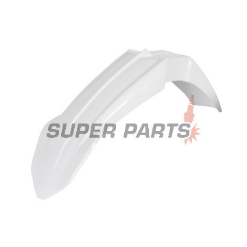 Преден Supermoto калник -POLISPORT- бял, YAMAHA YZ 125/250/450 2018-2023