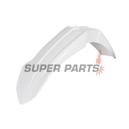 Преден Supermoto калник -POLISPORT- бял, YAMAHA YZ 125/250/450 2018-2023