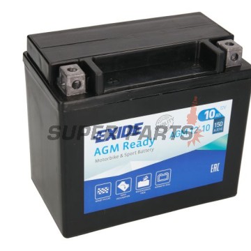 Акумулатор -EXIDE- YTX12-BS READY, 10Ah 12V