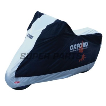 Покривало за мотоциклет -OXFORD- Aquatex, черно/сребристо, XL