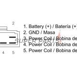 Реле за зареждане -DZE- реле-регулатор, 12V, 35A, YAMAHA FZS, TDM, XV, XVZ 250-1300 1993-2001