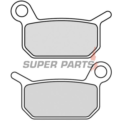 Накладки -FERODO- FDB2183SG, Husqvarna CR/SM 50 2011-2012; KTM GS/MX/SX/SXS 50/65/125 1986-2018; KTM Junior/Senior 50 2001-2003