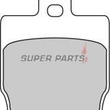 Накладки -FERODO- FDB2062EF, Aprilia Mana/Scarabeo, Honda Rebel/Bali, MBK Stunt, Yamaha Slider/Aerox (1997-2016)