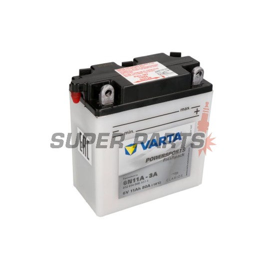 Акумулатор -VARTA- 6N11A-3A, 11Ah 6.0V