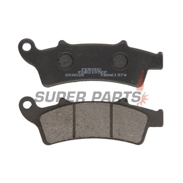 Накладки -FERODO- FDB2105EF, Aprilia Atlantic/Scarabeo/Sportcity (125-500, 2003-2015); Kymco People 125i GT; Malaguti Madison 250/400; Peugeot Elyseo 125; Piaggio Beverly 350