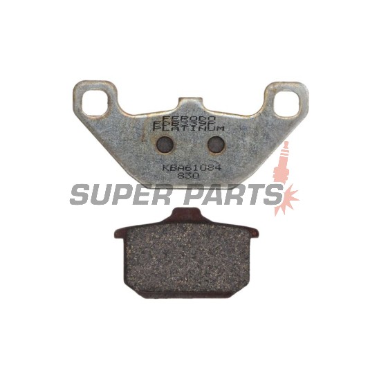 Накладки -FERODO- FDB339P, Kawasaki EL / ZL Eliminator, EN / VN Vulcan, GPZ Ninja / Uni Trak, GTR, Z / ZX Turbo 250-1500 1983-2000