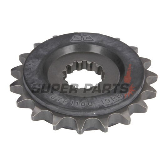 Преден пиньон -JT- JTF1180,19RB, 19 зъба, с гумен демпфер, Triumph Adventurer 900 1996-2001, Daytona 750/1000 1991-1995, Daytona 900/1200 1993-1997, Daytona 955 1997-2006, Legend 900 1998-2001, Speed Triple 1050 2005-2017, 2019