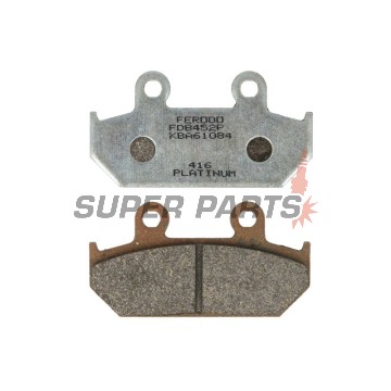 Накладки -FERODO- FDB452P, Honda CBR1000F (1987-1988), NX650 Dominator (1993-1994), RS125R (1988), VFR700F/Interceptor (1986-1987), VTZ250 (1988), XL400V Transalp (1992)