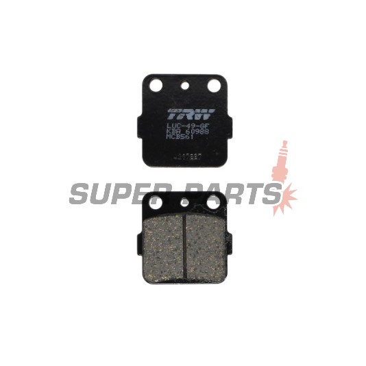 Накладки -TRW- MCB561, Honda CR/CRF/TRX 80-420 1992-2020; Kawasaki KFX/KX 65-450 1987-2020; Suzuki LT/RM 65-500 1987-2008; Yamaha Grizzly/Raptor/YFZ/YZ 80-660 1989-2020