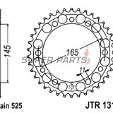 Заден пиньон -JT- JTR1311,44, 44 зъба, стоманен, Honda NT 650 1990-1991, NTV 400 1988, NTV 650 1988-1990