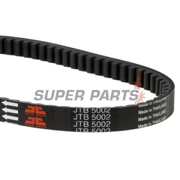 Ремък -JT- JTB5002, 729x18mm, ATU Meteorit 50 1999-2005, Baotian BT49QT-12 50 2006-2008, Benelli Pepe 50 2012-2014, E-Ton Sport 50 2009, Garelli Flexi 50 2008-2011, Tiesse 50 2008-2009, Italjet 50.it 4T 50 2008