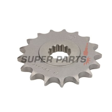 Преден пиньон -JT- JTF584,17, 17 зъба, Yamaha FZR 1000 1989-1995, FZR 750 1989-1992, GTS 1000 1993-2000, YZF 1000 1996-2002, YZF-R6 600 1999-2010