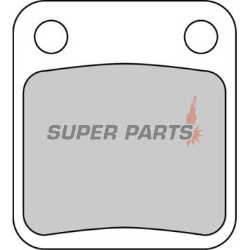 Накладки -FERODO- FDB250SG, Daelim Delfino/NS/Otello/S2/S-Five/History 50-250 1996-2010; Honda CG/CRF 125-150 2003-2016; Kawasaki Eliminator/KLX/KX/KVF/Prairie/Z 65-400 1997-2020; Suzuki DR 125/200 1985-2017; Yamaha YFM Big Bear 350 1999