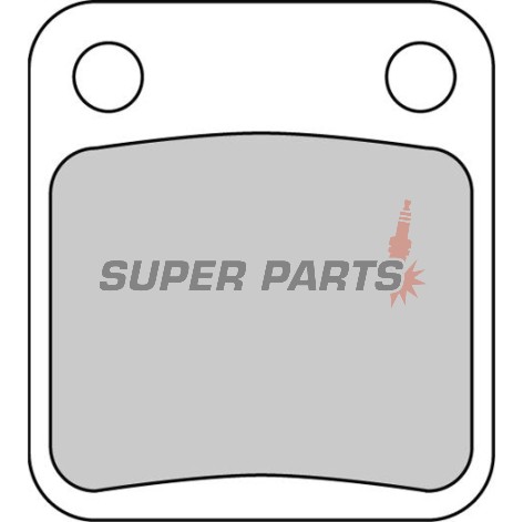 Накладки -FERODO- FDB250SG, Daelim Delfino/NS/Otello/S2/S-Five/History 50-250 1996-2010; Honda CG/CRF 125-150 2003-2016; Kawasaki Eliminator/KLX/KX/KVF/Prairie/Z 65-400 1997-2020; Suzuki DR 125/200 1985-2017; Yamaha YFM Big Bear 350 1999