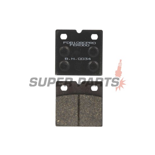 Накладки -FERODO- FDB108CPRO, Aprilia AF1, Benelli 350/500/650/SEI, BMW K/R/K1, Ducati Monster/SS/Paso, Laverda, Moto Guzzi California/Le Mans, MZ ETZ/Saxon/Silver Star 1974-2007