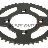 Заден пиньон -JT- JTR1214,46, 46 зъба, стоманен, Honda CR 50 1984, CR 60 1985-1986, CR 80 1982-1984, CRF 110 2013-2021, CRF 70 2004-2012, CRF 80 2004-2013, XR 70 1997-2003, XR 80 1985-2003
