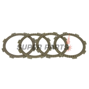 Съединител комплект (дискове) -TRW- MCC102-4, Honda ATC 185/200E, CR/CRF/CRM 60-100, MB/MBX/MT/MTX/NSR 75-80, TRX 90, XL/XR 100, Yamaha XT/YBR 125 (1974-2016)
