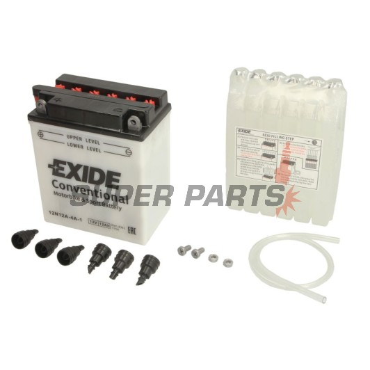 Акумулатор -EXIDE- 12N12A-4A-1, 12Ah 12V