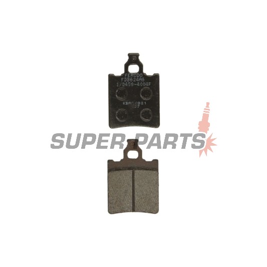 Накладки -FERODO- FDB624AG, Aprilia AF1/RS/Tuono 50, Climber 240, Cagiva Aletta/Elefant/W8 50-200, Derbi GPR 50-75, Fantic 50-125, Garelli GTA 125, KTM SX 60-65, Laverda/HRD/Malanca 125