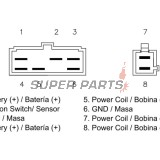 Реле за зареждане -DZE- реле-регулатор, 12V, 35A, HONDA GL 1200 1985-1986